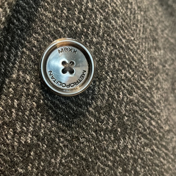 MEXX METROPOLITAN - Double-breasted Men’s Coat - Black - Picture 6 of 7